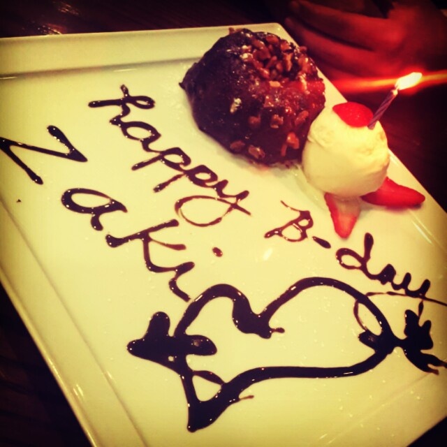 Birthday Molten Cake ❤ @ تي جي آي فرايديز - البحرين