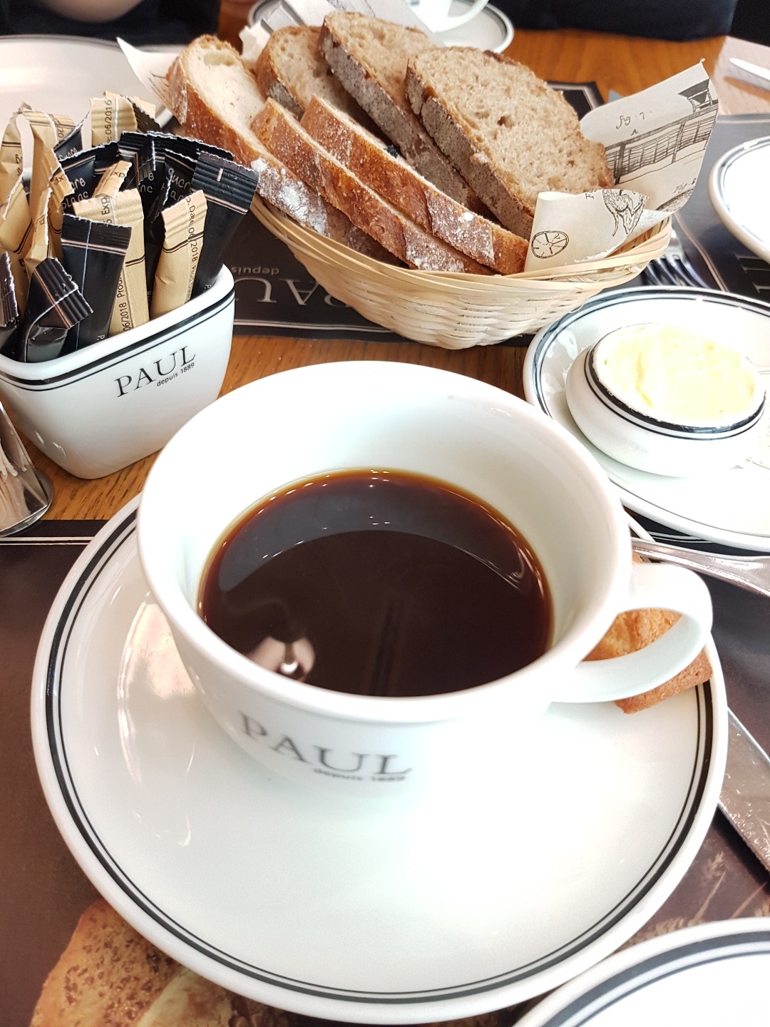 the best espresso ever @ Paul Cafe - Bahrain