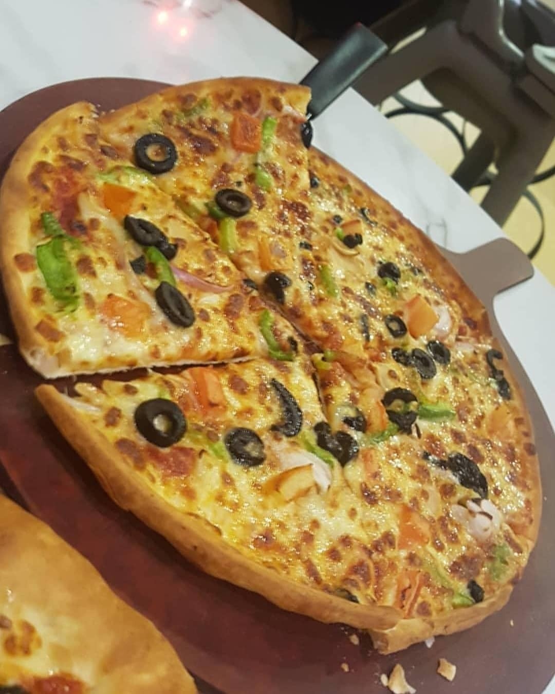 Vege pizza @ Pizza Hut - Bahrain