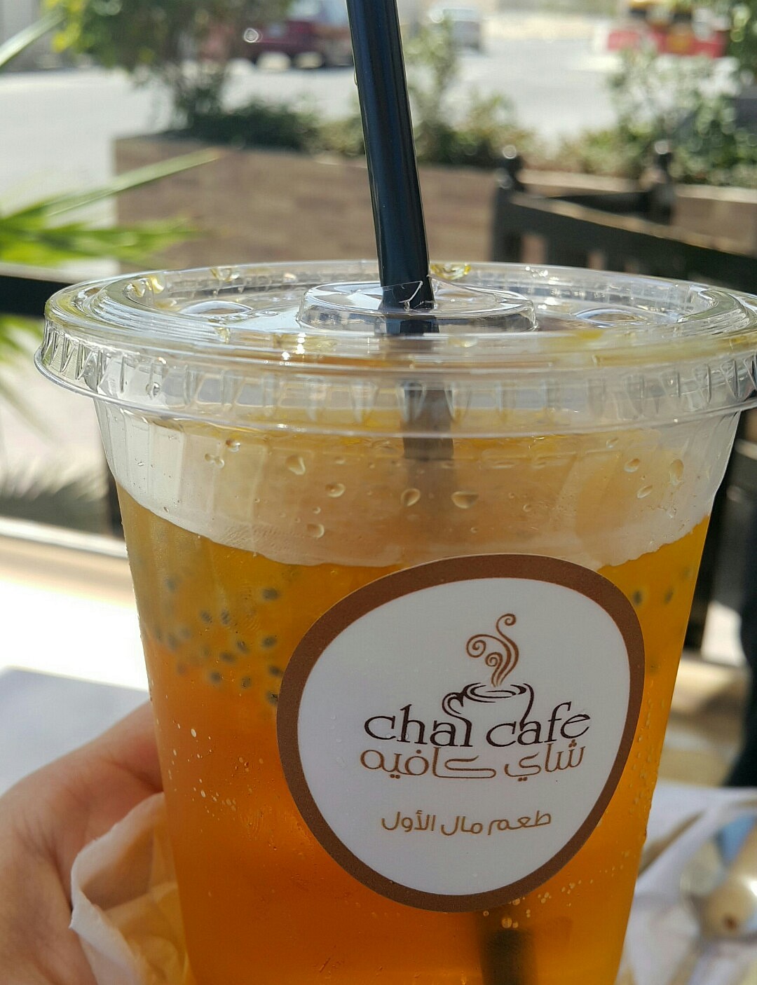 #fresh #cold #saffron #syrup @ Chai Cafe - Bahrain
