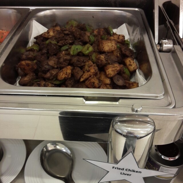 Fried chicken liver @ Choco Love Buffet Restaurant - Bahrain