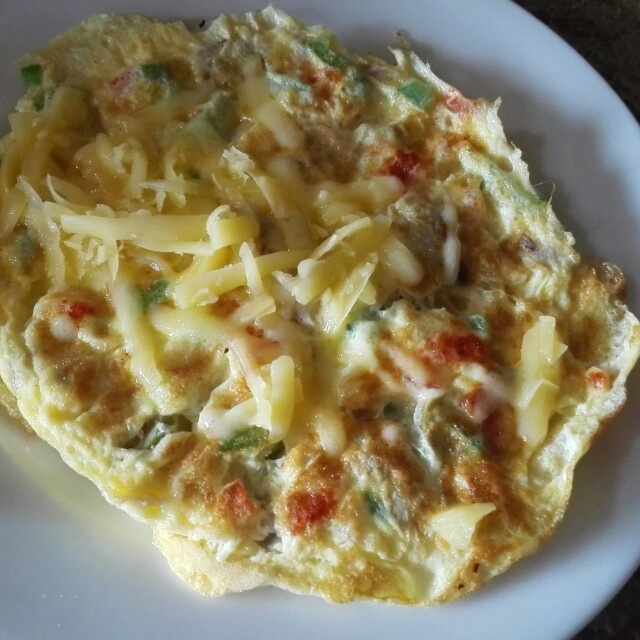 Omlet with vegetables