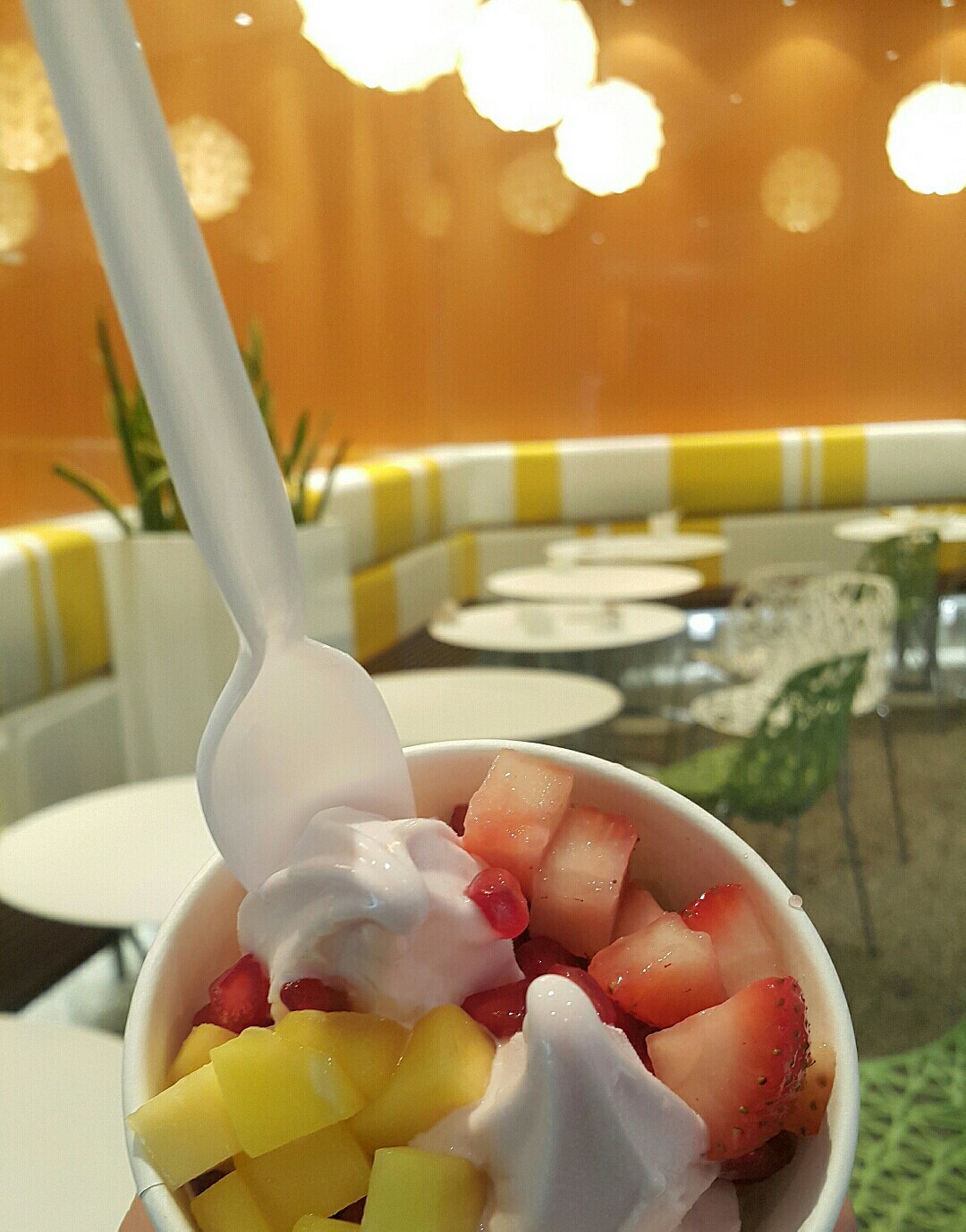 #watetmelon & #Strawberry  
#icecream @ بنكبيري - البحرين