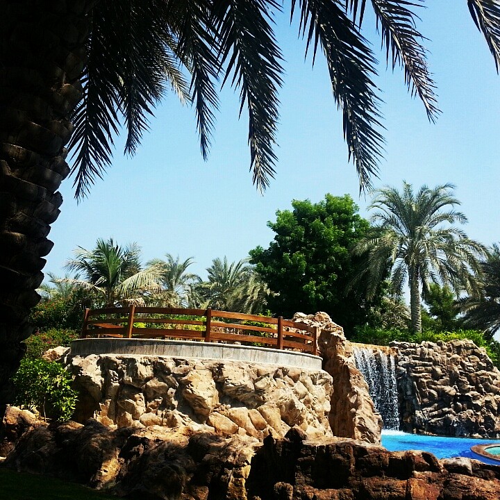 near the swimming pool @ Emirates Palace - UAE