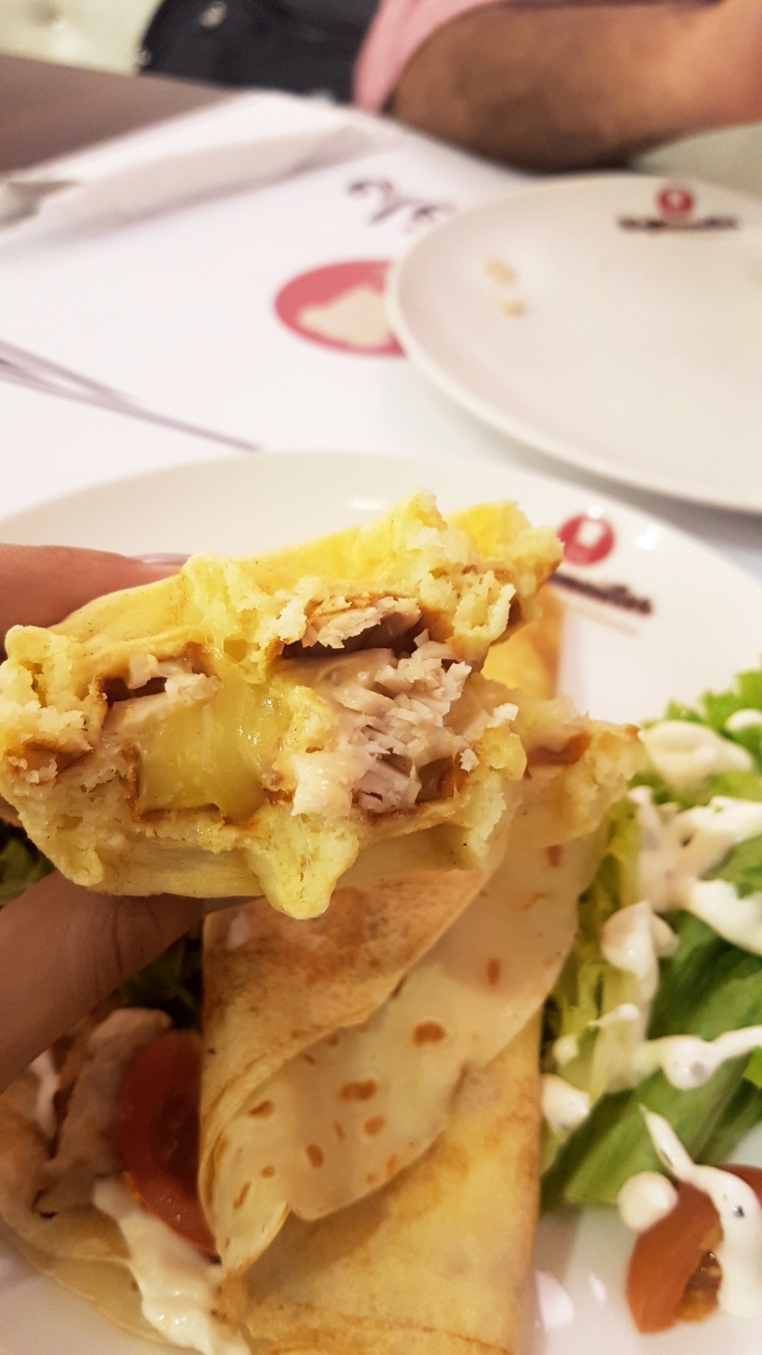 Turkey cheese waffle @ وافل ميستر - البحرين