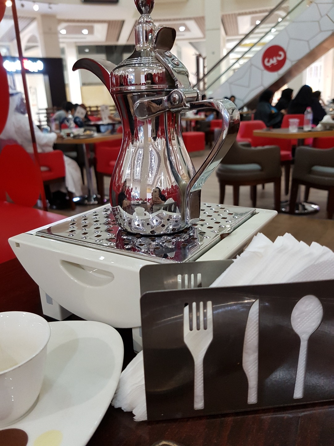 Arabic coffe nice one @ Dipndip chocolate cafe - Bahrain