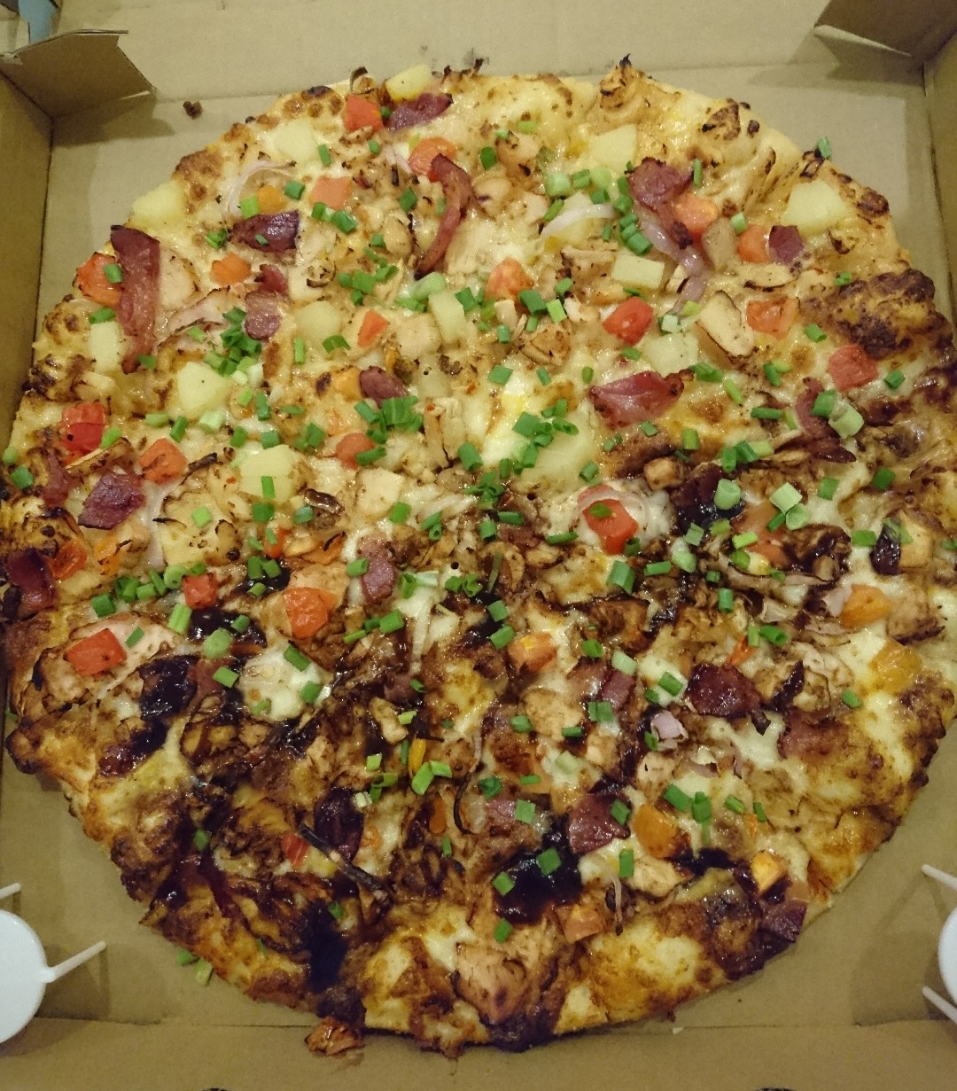 Delish 😍 #roundtable #pizza @ Round Table Pizza - Bahrain
