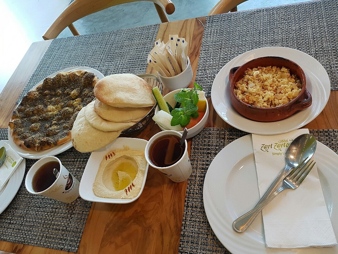 Lebanese Breakfast @ Zayt Zaytoon - Bahrain