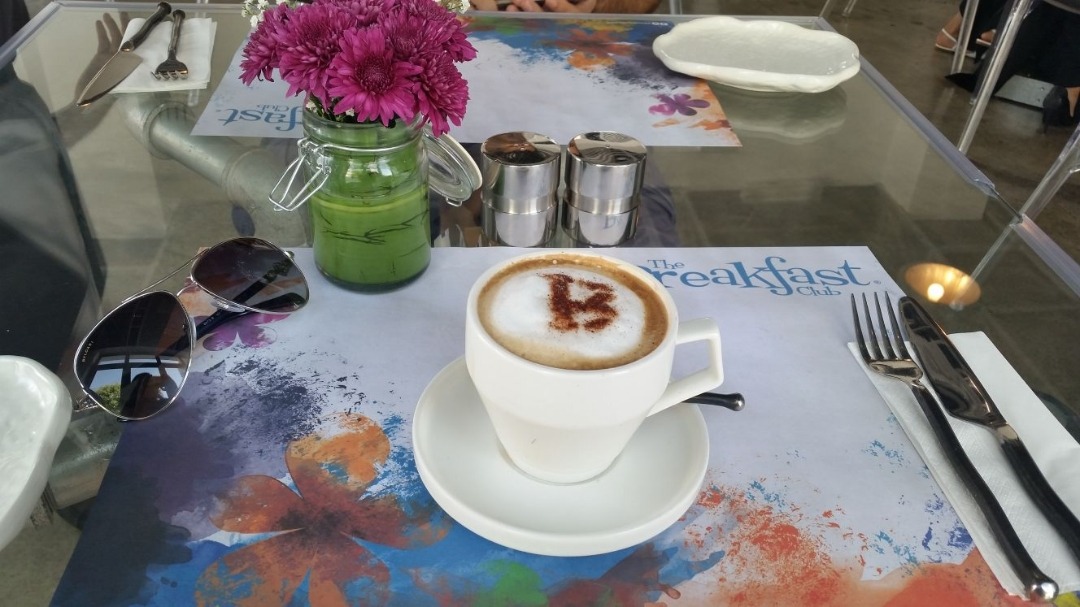 Lovely colours @ The Breakfast Club - Bahrain