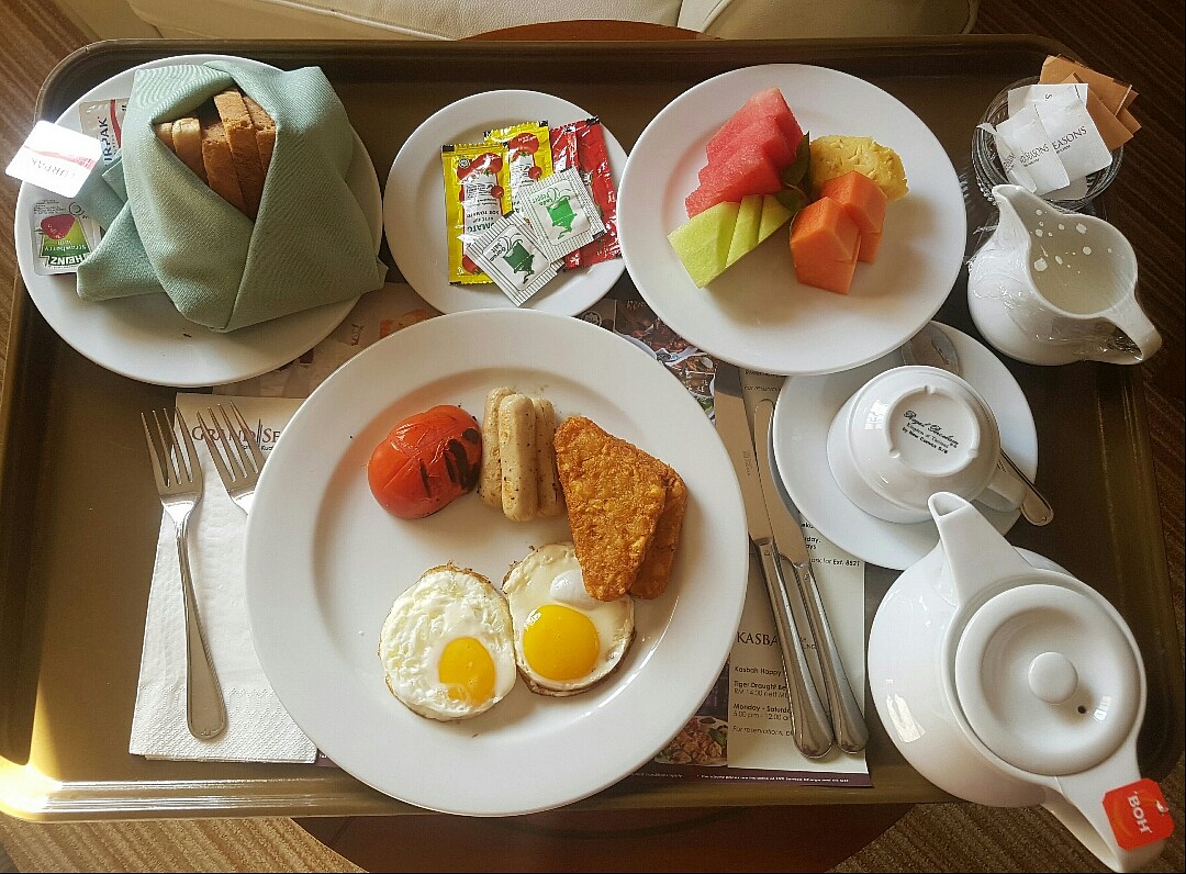 American Breakfast on Christmas @ grand season hotel kuala lumpur - Malaysia