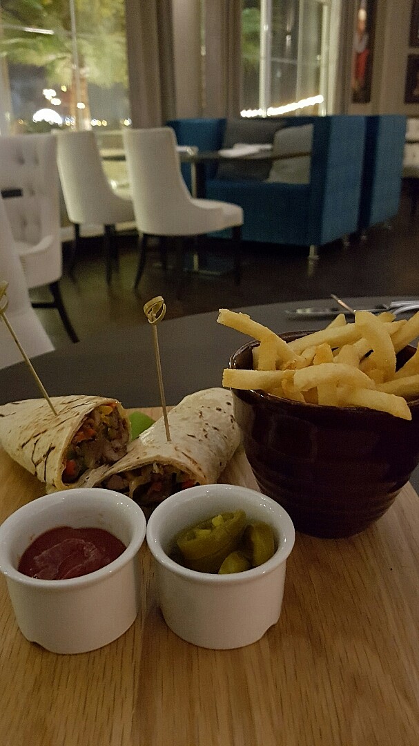 Beef #fajita #wrap @ The Cacao Lounge & Restaurant - البحرين
