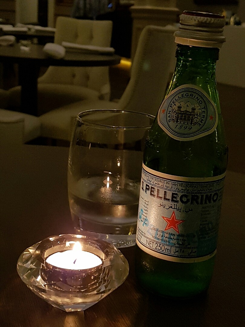 Sparkling water #romantic @ The Cacao Lounge & Restaurant - Bahrain