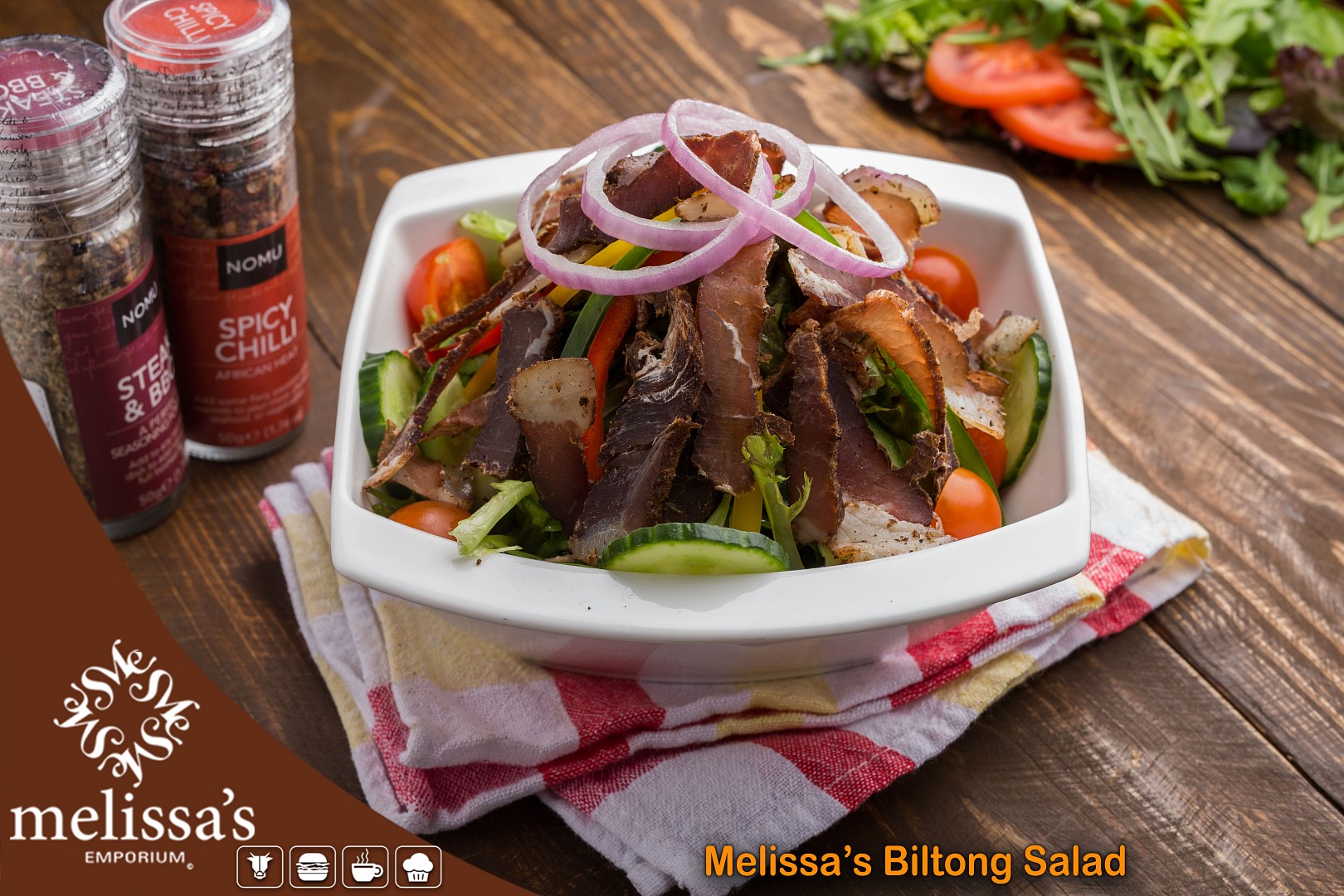 Melissa’s Biltong Salad
 @ Melissa's Emporium - Bahrain