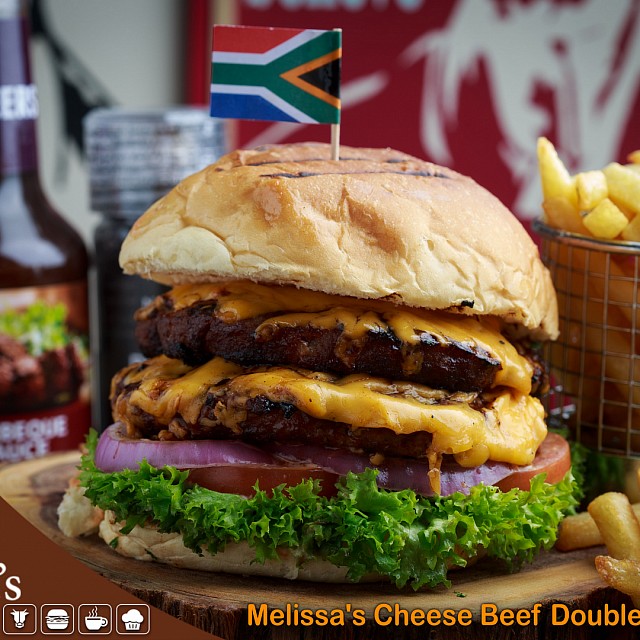 Melissa's Cheese Double Beef Burger
