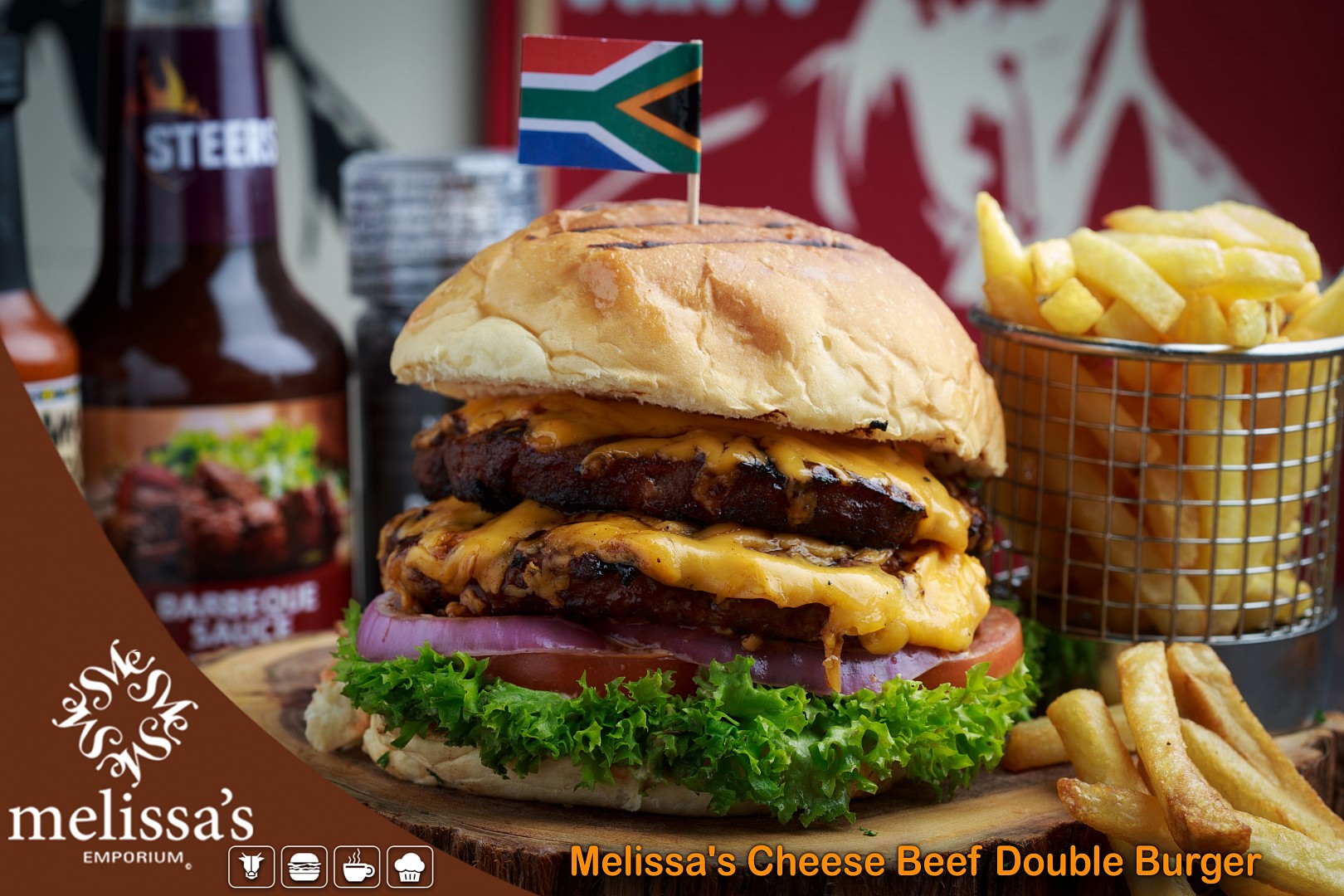 Melissa's Cheese Double Beef Burger
 @ Melissa's Emporium - Bahrain