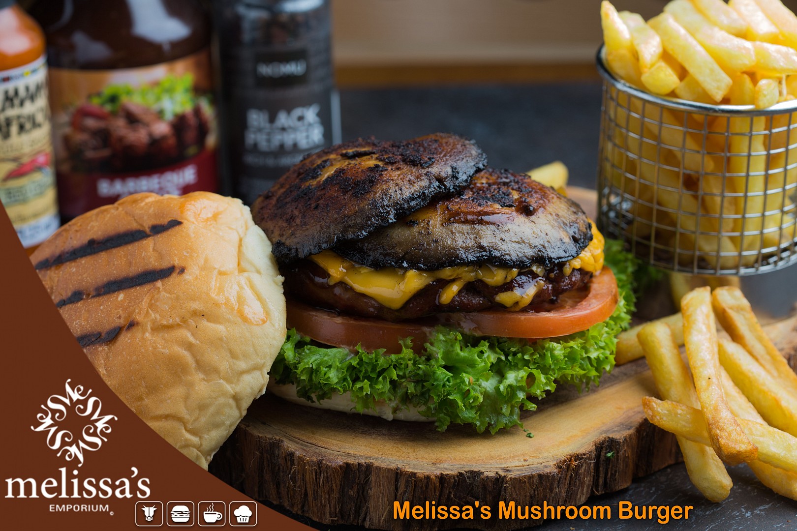Melissa's Mushroom Beef Burger
 @ مليساس - البحرين