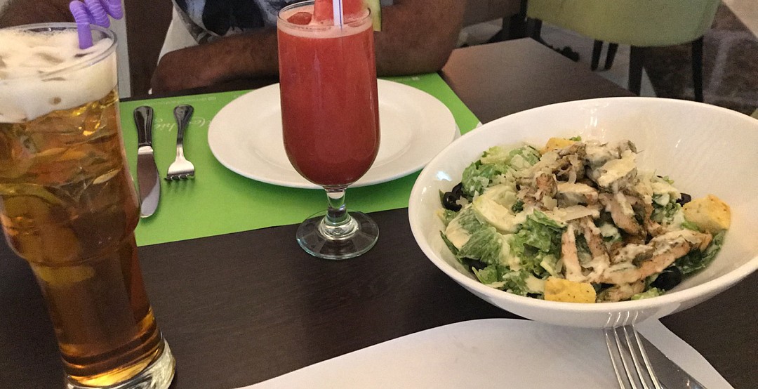  #salad #juices @ Macchiato Cafe - Bahrain