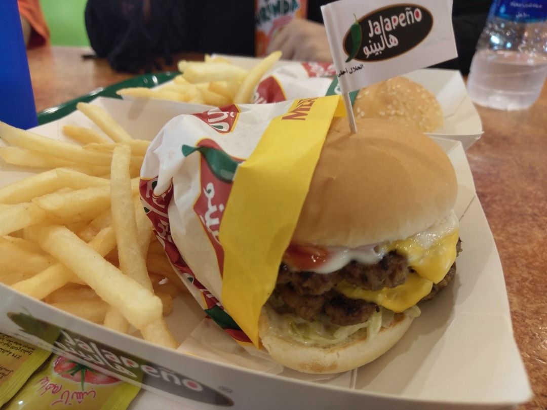 Double Beef Burger @ هالبينو - البحرين