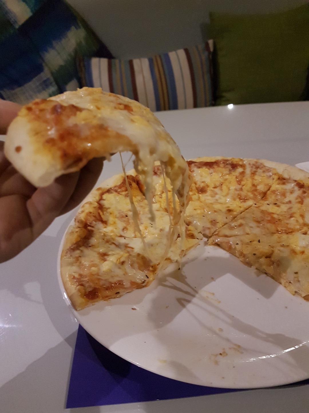 #pizza #margarita @ مطعم ومقهى لاشيش - البحرين