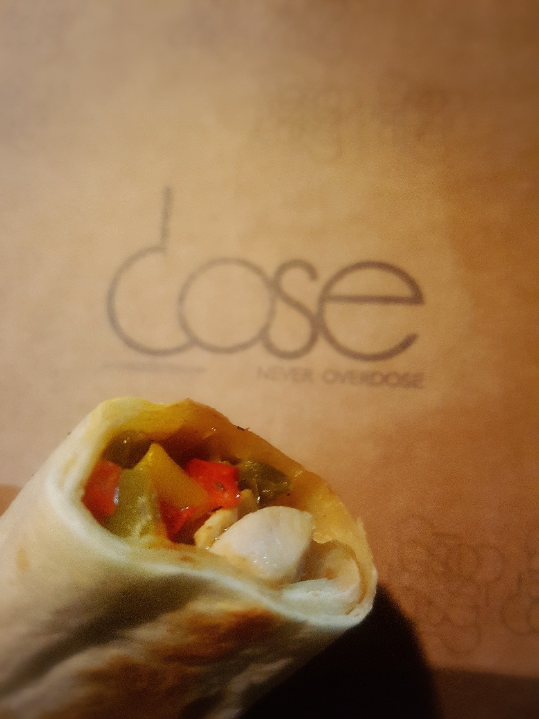 Grilled chicken fajita @ Dose Cafe - Bahrain