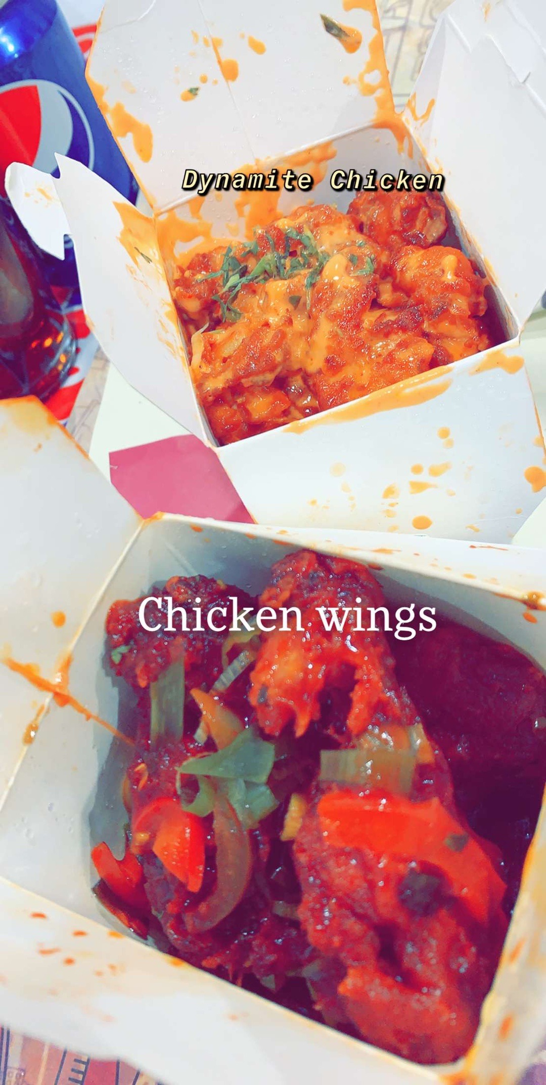 Chicken wings 🧡 @ Box It - Bahrain