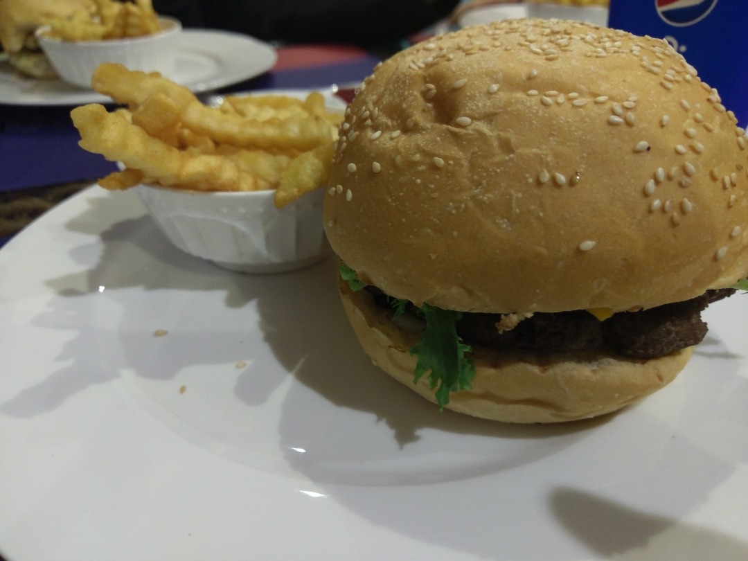 Beef burger @ Adleez Resturant - Bahrain
