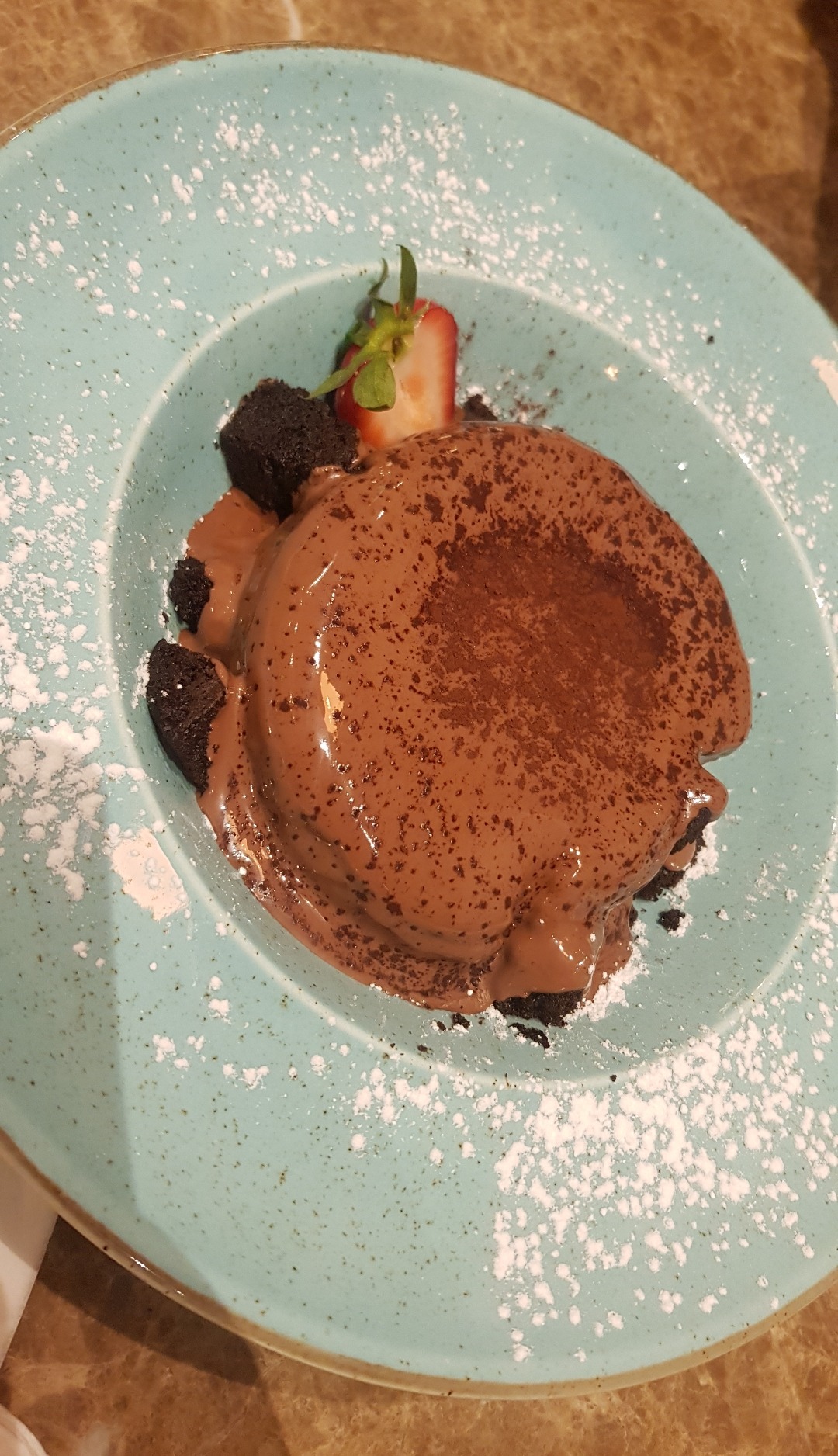 lava chocolate cake @ كوكو ديب - البحرين