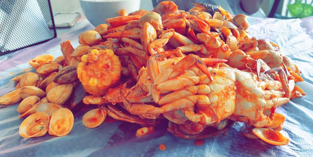 Big box mix seafood 🦞🦐🦀 @ Thai House Seafood Restaurant - Bahrain
