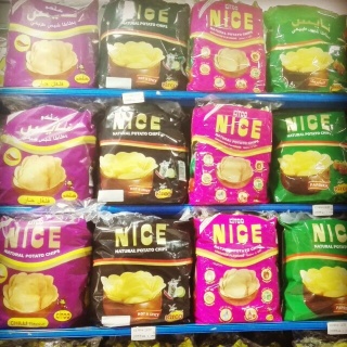 Different flavors of kitco chips only in ansar gallery