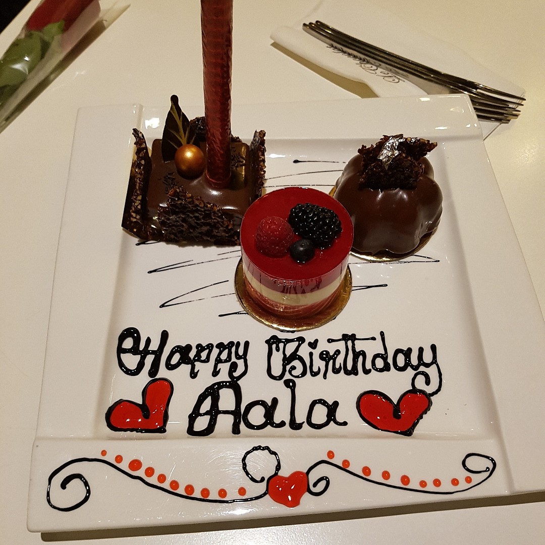 Aala's BD surprise @ Le Chocolat - Bahrain