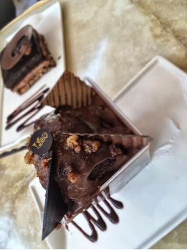 chocolate cake @ Cafe Lilou - Bahrain