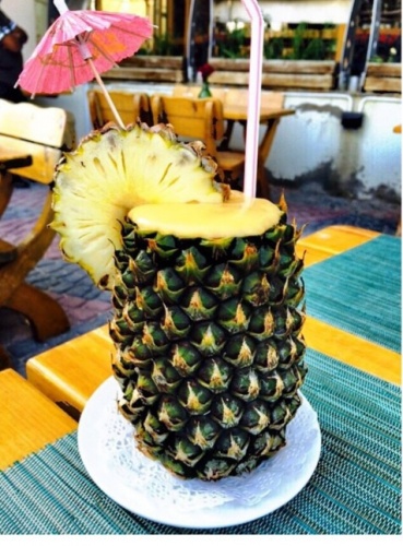 pineapple juice @ Veranda Cafe - Bahrain
